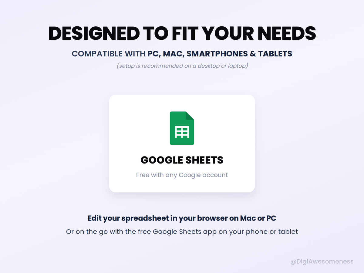 Weekly Task Tracker – Google Sheets To-Do List with Mood Tracker