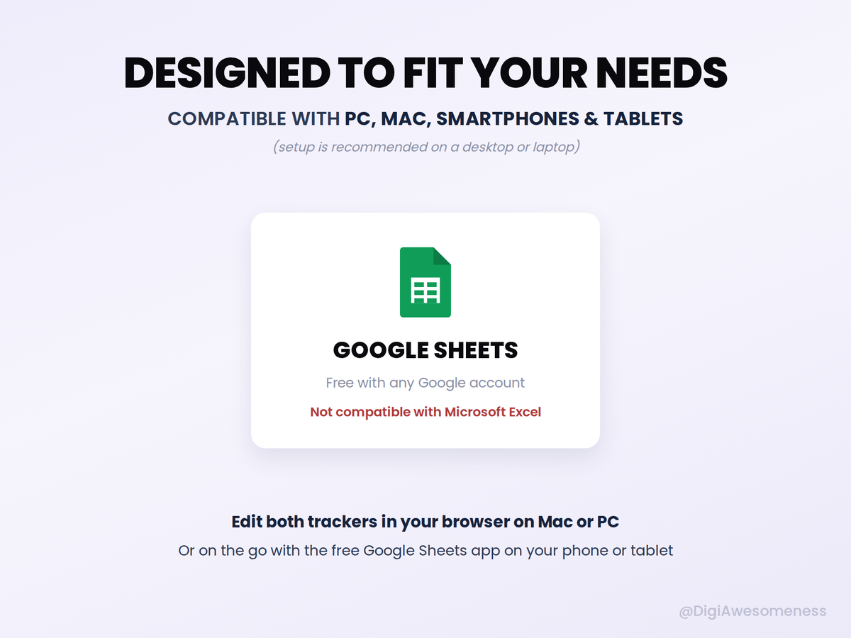Habit & Task Tracker Bundle – 2 Google Sheets Templates